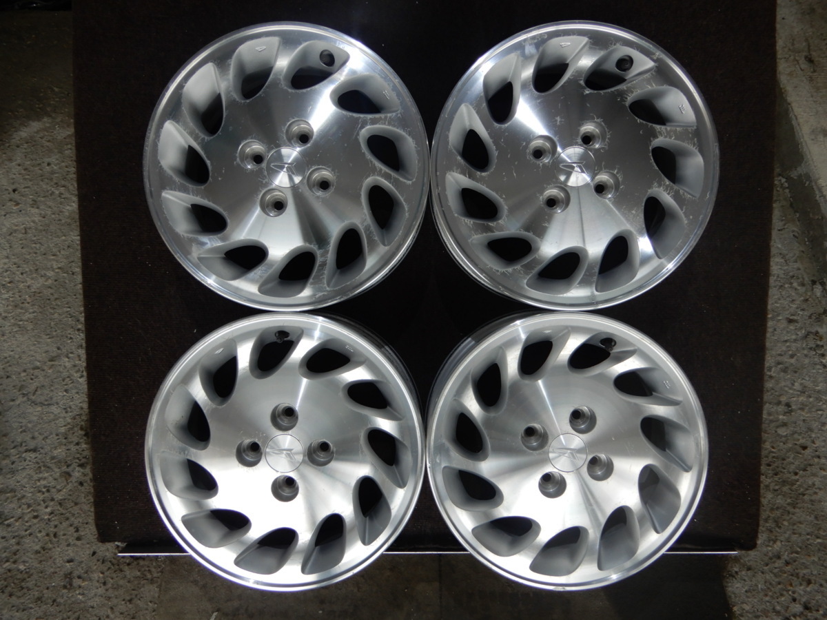 美品☆新車外し ダイハツ 鉄ホイール スチールホイール 14インチ H749】スチール ホイール 4本 ダイハツ 純正 14×5J 5穴 PCD114.3
