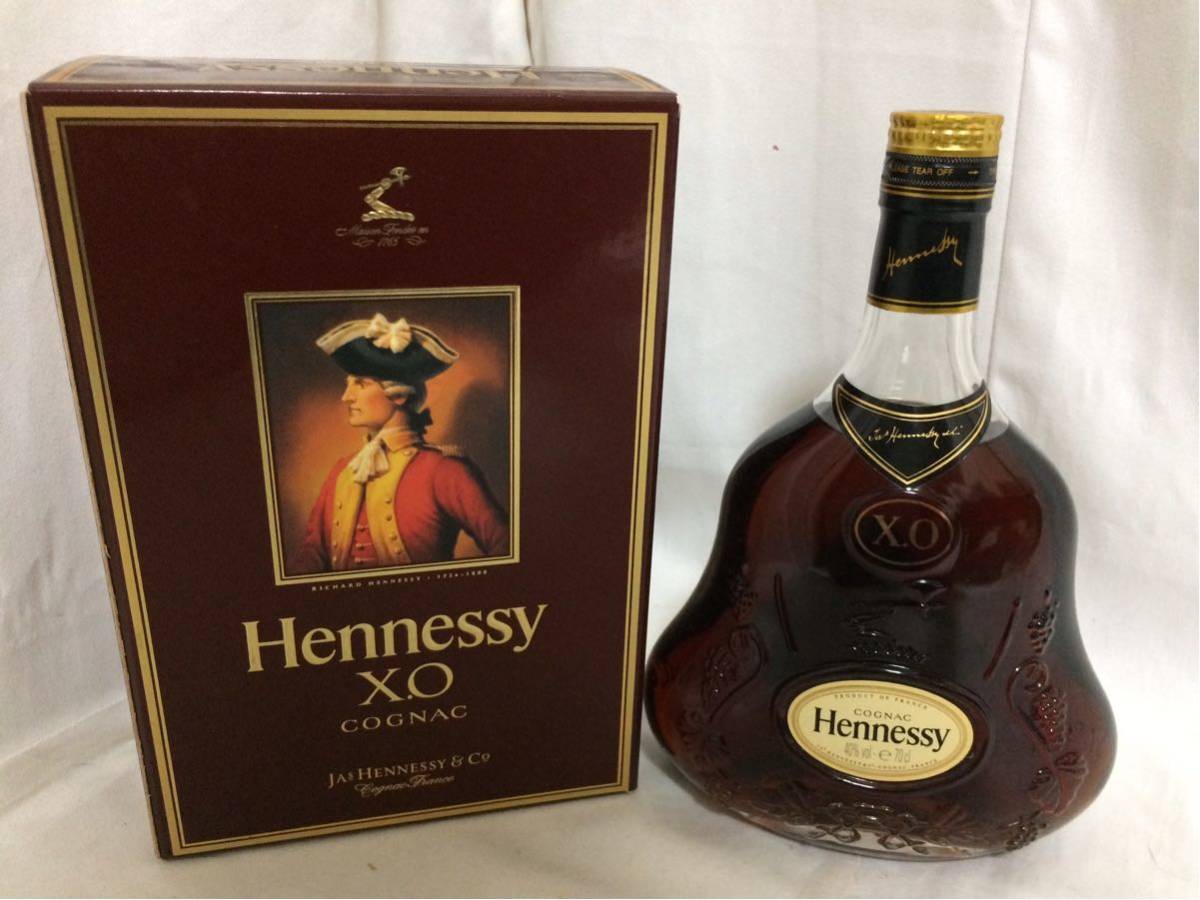 Hennessy ヘネシー 未開栓 コニャック X.O ブランデー 700ml XO 金