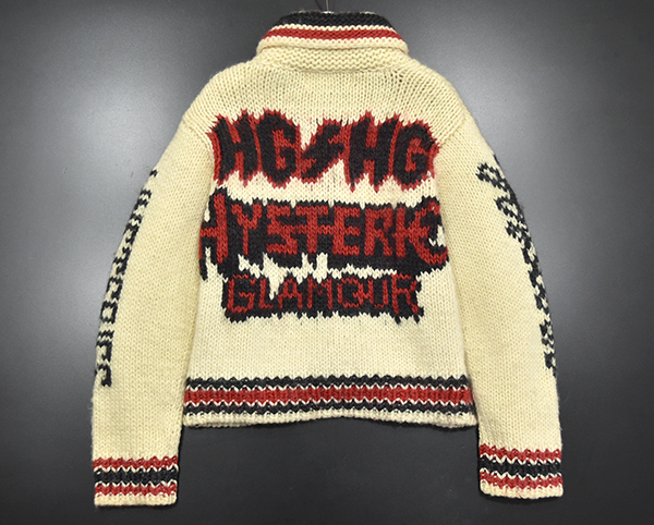 ◇初期！ヒステリックグラマー【HYSTERIC GLAMOUR】ロゴ柄 肉厚