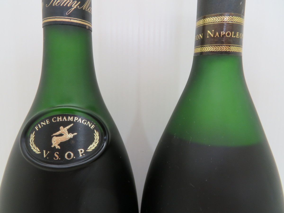 2本◇REMY MARTIN/レミーマルタン ナポレオン VSOP 黒マーク ＊液面