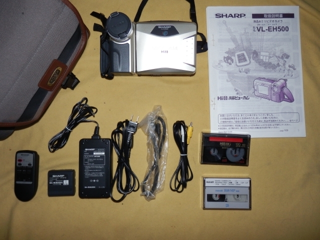 録画・再生・ダビングOK◇シャープ◇ Hi8ビデオカメラ VL-EH500