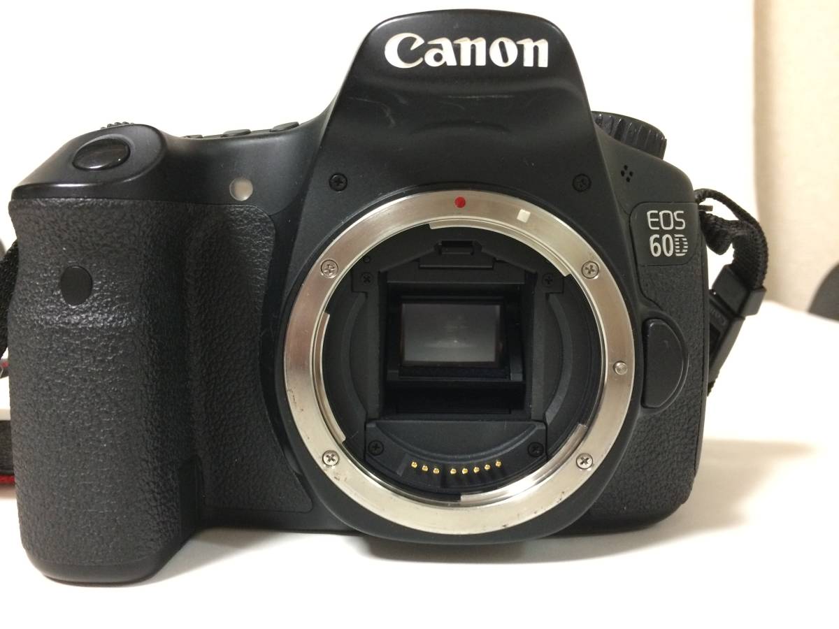 【送料無料】Canon キャノン EOS 60D レンズ4本　三脚　ドライボックス　おまけ多数