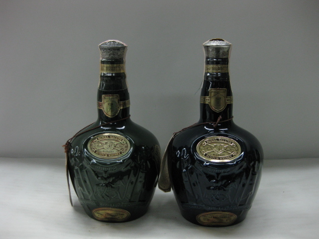 古酒【未開栓】ROYALSALUTE/ロイヤルサルート21年 2本セット 巾着袋
