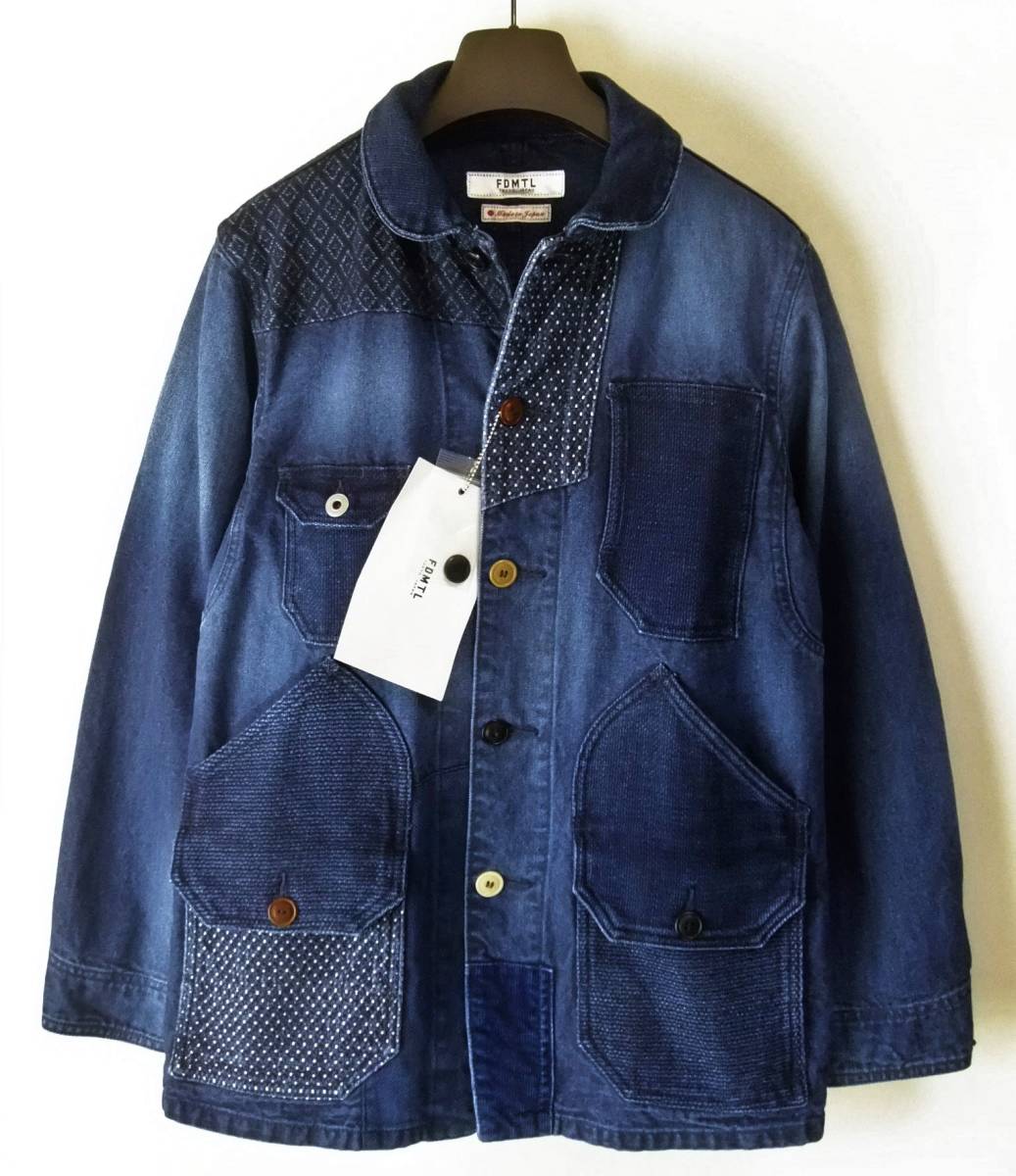 【激安大特価，2025】 18FA&rdquo;FDMTL ファンダメンタル 刺し子パッチワーク デニムカバーオール４ ユーズド加工/KOUNTRYポータークラシックBORO(XLサイズ以上)｜売買されたオークション情報、yahooの商品情報をアーカ XLサイズ以上