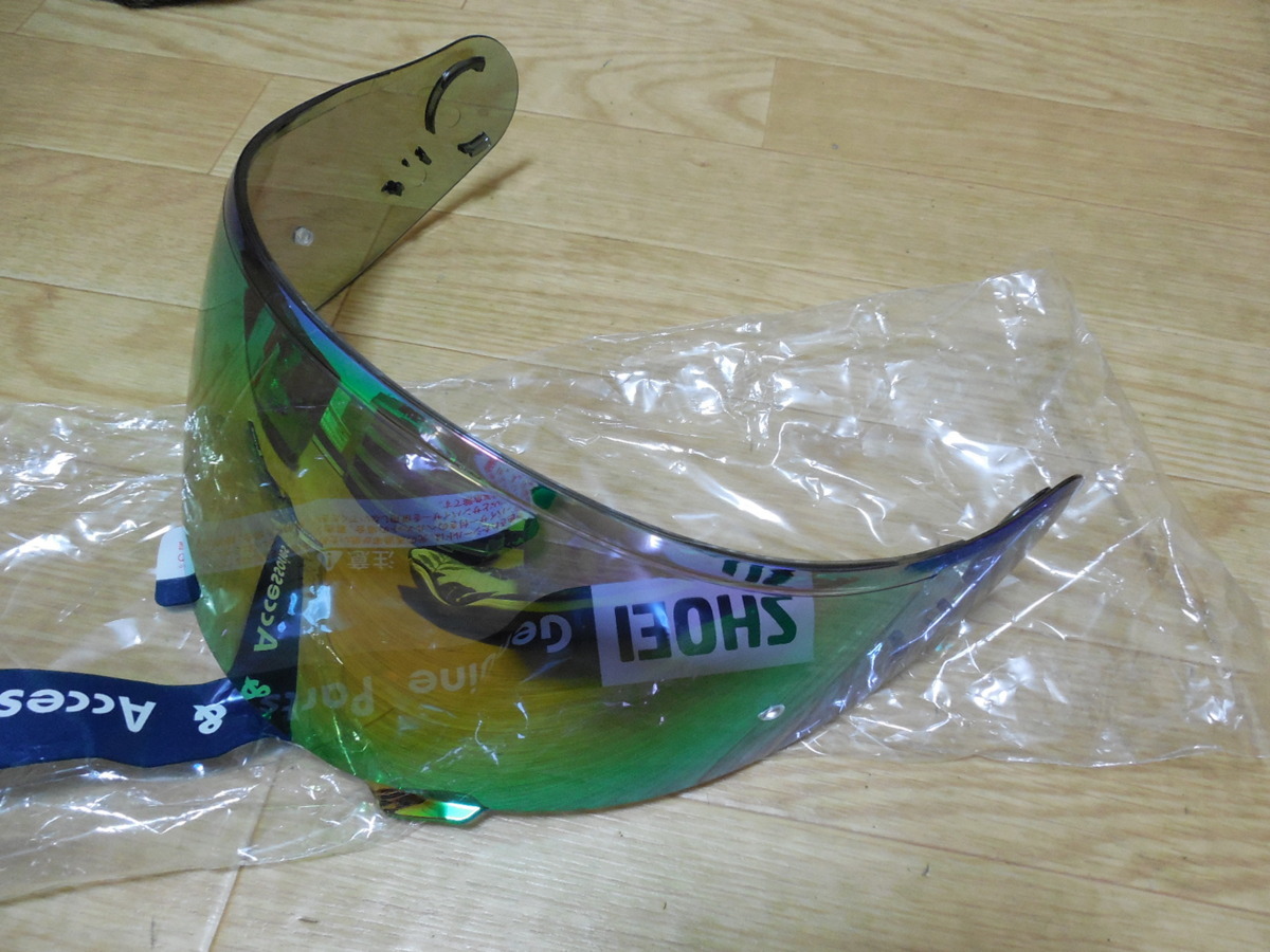 ◇SHOEI CNS-1 PINLOCKシールド スモークミラー Fオレンジ◇中古 CNS-1 