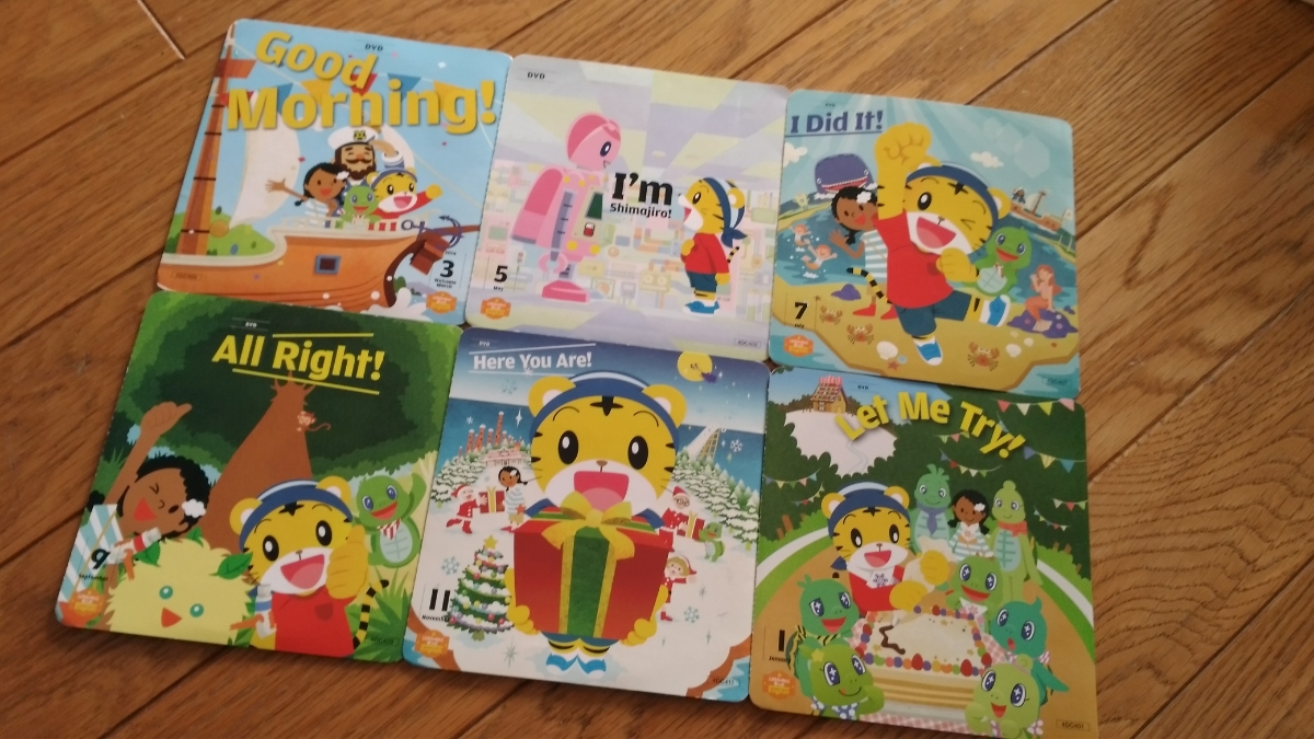 ☆こどもちゃれんじ ほっぷ English 1年分☆DVD 6枚組☆英語☆