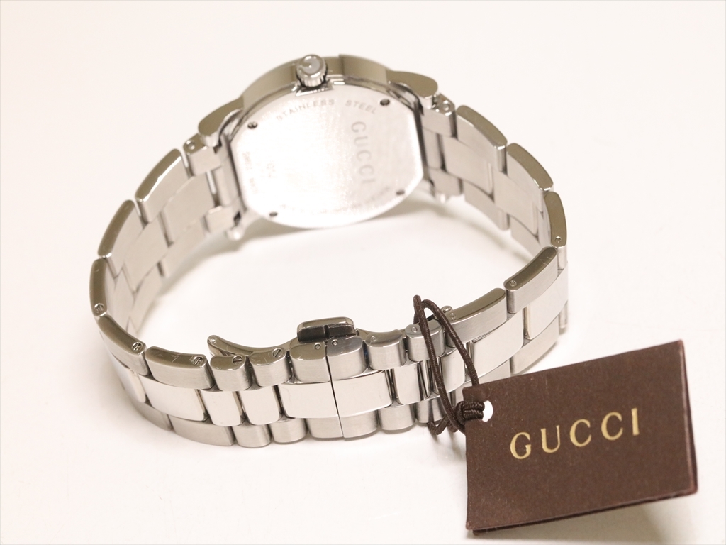 未使用・可動品【GUCCI/グッチ】101J スイス製 デイト Gロゴフェイス