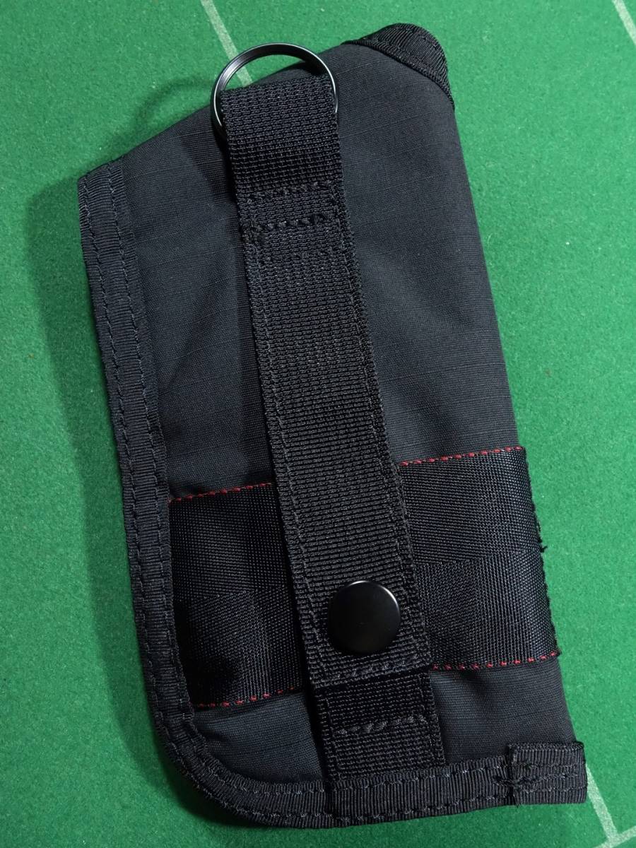 □ブリーフィング BRIEFING コーデュラナイロン製 スマホケース PP-6 ブラック iPhone 6/7/8対応 美品!!!□