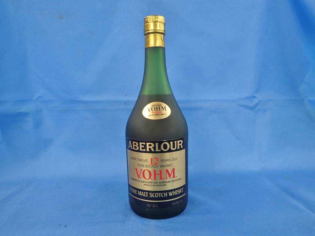12年 アベラワー VOHM ABERLOUR スコッチ 750ml 未開栓 ピュアモルト