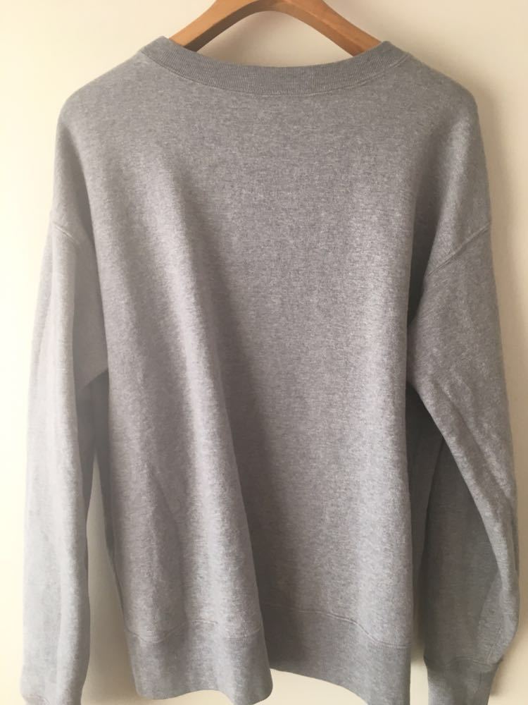 AURALEE オーラリー BACK WOOL SWEAT BIG P/O クルーネック スウェット 4 GRAY カットソー WOOL SWEAT | レディース 0 スウェット