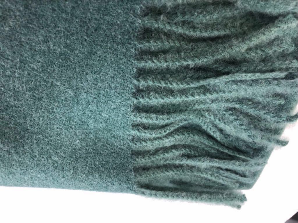 新品 Acne Studios 大判ストール アクネ マフラー ライトグリーン
