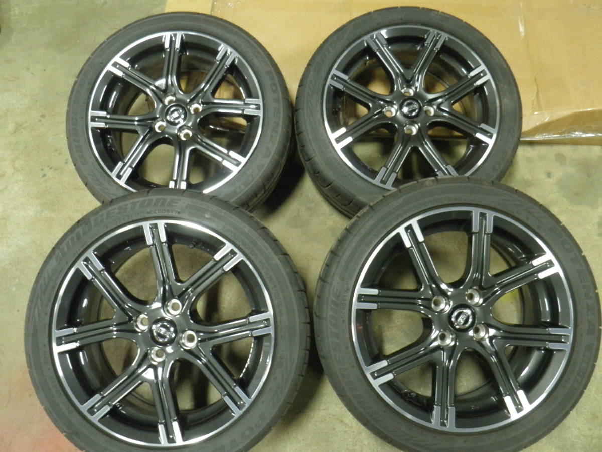 美品】日産 ニスモ マーチ 16インチ ホイール タイヤ 4本セット 205 