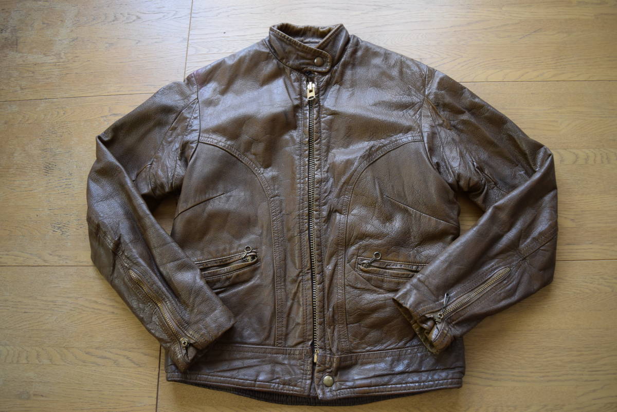 Kawasaki | レーシング ネオン USED Value 60s USA製 ヴィンテージ KAWASAKI レザー ライダース ジャケット S