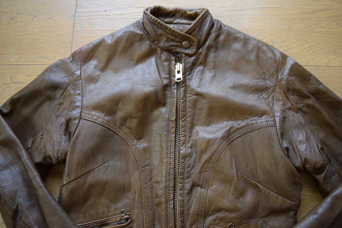 Kawasaki | レーシング ネオン USED Value 60s USA製 ヴィンテージ KAWASAKI レザー ライダース ジャケット S