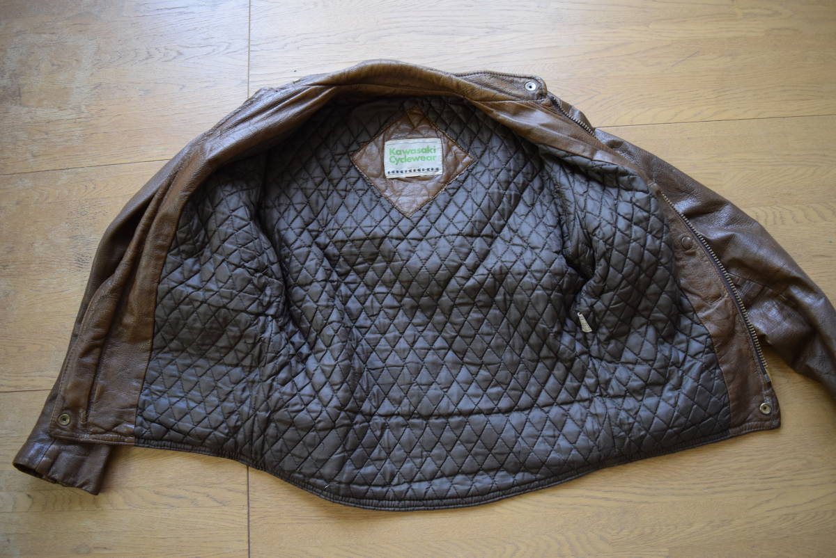 Kawasaki | レーシング ネオン USED Value 60s USA製 ヴィンテージ KAWASAKI レザー ライダース ジャケット S