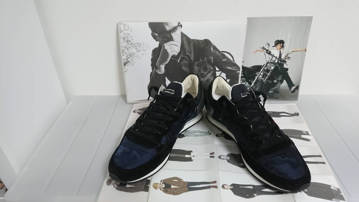 PHILIPPE MODEL フィリップモデル スニーカー SIZE 42 TRLU NAVYCAMO PHILIPPE MODEL Model メンズ MODELフィリップモデル フィリップモデル&frasl;ローカット