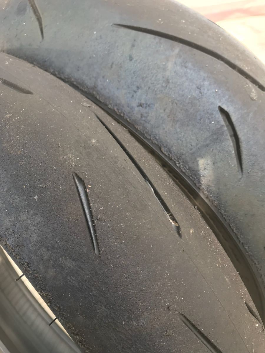 ダンロップ　α-13SP 極上前後セット　110/70R17　150/60R17 CBR R25 ニンジャ JP250