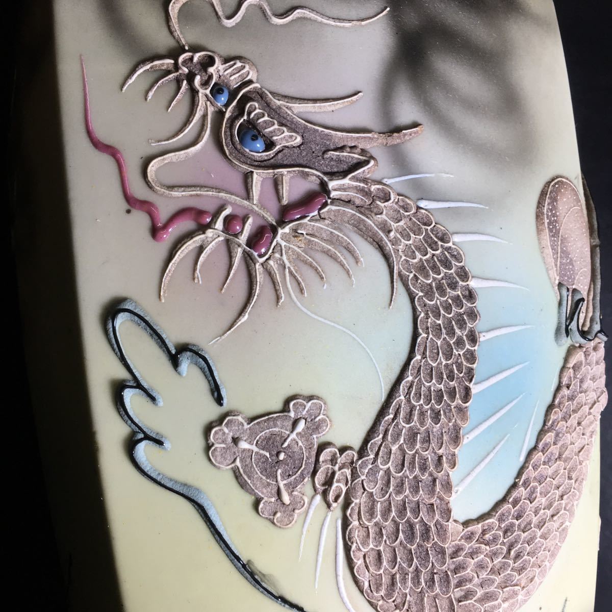 ノリタケ 龍 ドラゴン 陶器花瓶 美術 芸術 縁起物 運気上昇 昇り竜