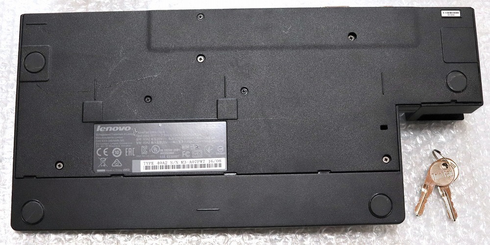 の出品 ☆Lenovo Thinkpad ウルトラドック 40A2 鍵有 中古 x240 x250 x260