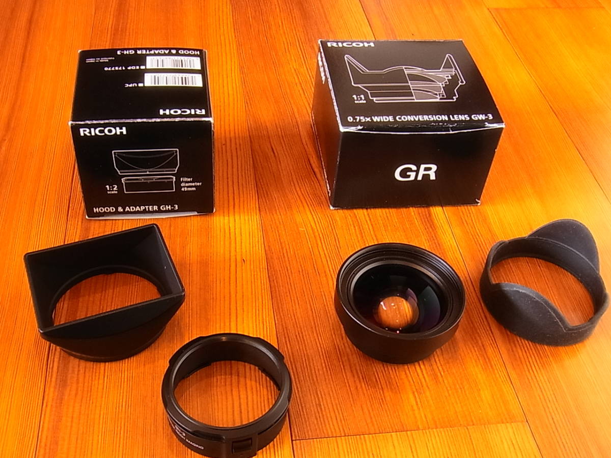 GR II用 ワイドコンバージョンレンズ GW-3 GRIII利用可 【公式通販】
