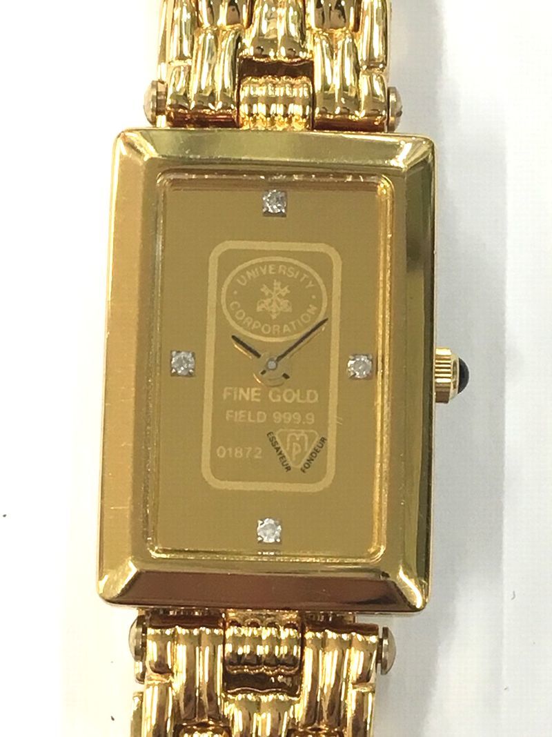 UNIVERSITY ユニバーシティ FINE GOLD FIELD 腕時計 UNIVERSITY ユニバーシティ FINE GOLD FIELD 腕時計 UNIVERSITY