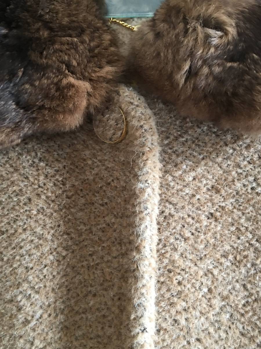  DELBA デルバ コート サイズ４２ が大きめ ITALY製 襟に毛皮付き ヨーロッパ も暖かく過ごせます(Lサイズ)｜売買されたオークション情報、yahooの商品情報をアーカイブ公開 - オークファン Lサイズ