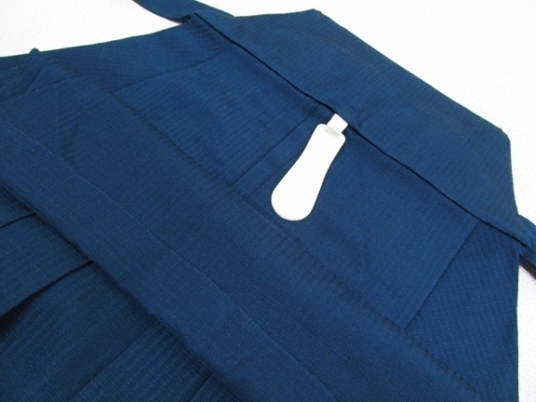 ★着物10★ 1円 絹 馬乗り袴 男性用 無地 86cm [同梱可] ☆☆☆