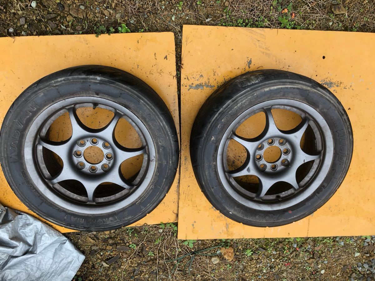 メーカー不明！17インチ×7J メーカー不明 4穴 マルチ アルミホイール 2 