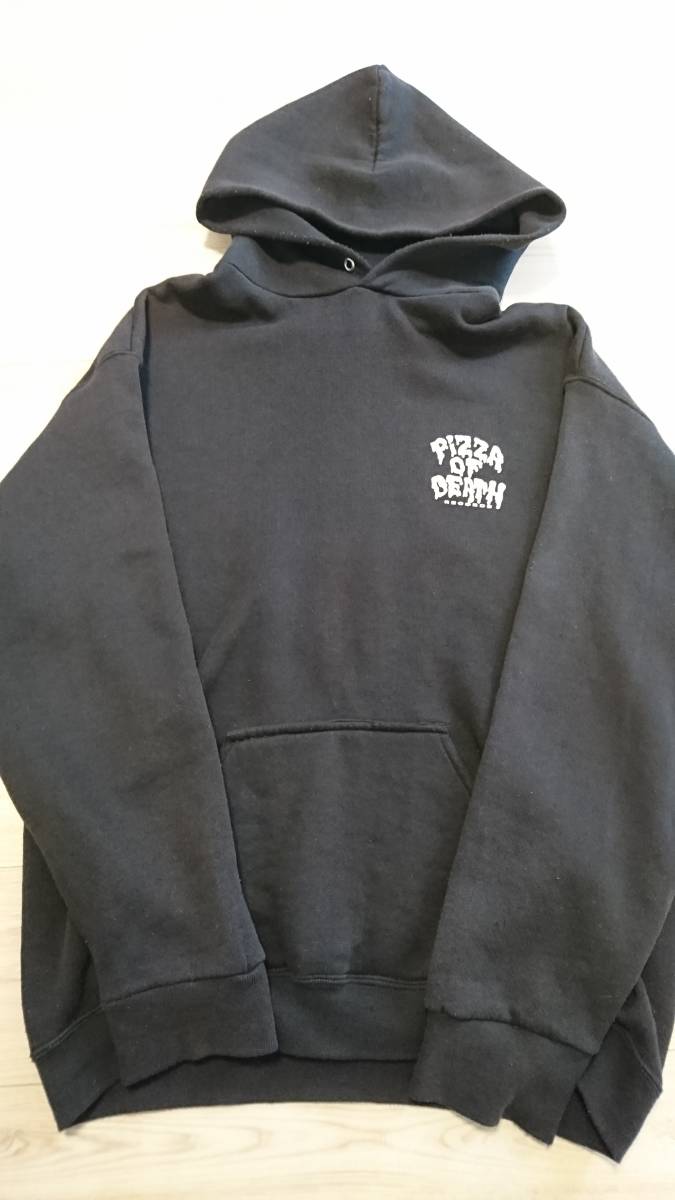 PIZZA OF DEATH ZIP Lサイズ ピザオブデス パーカー ブラック ken
