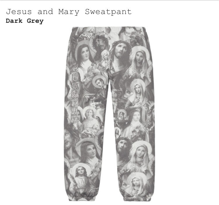 新作登場，格安 国内正規 Supreme 18FW Jesus and Mary Sweatpant Dark Grey Small シュプリーム ジーザス スウェットパンツ ダークグレー(その他)｜売買されたオークション情報、yahooの商品情報をアーカイブ公開 - オーク 男性用