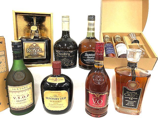 古酒 ウイスキー ブランデー まとめ売り 9本 ミニボトル リキュール