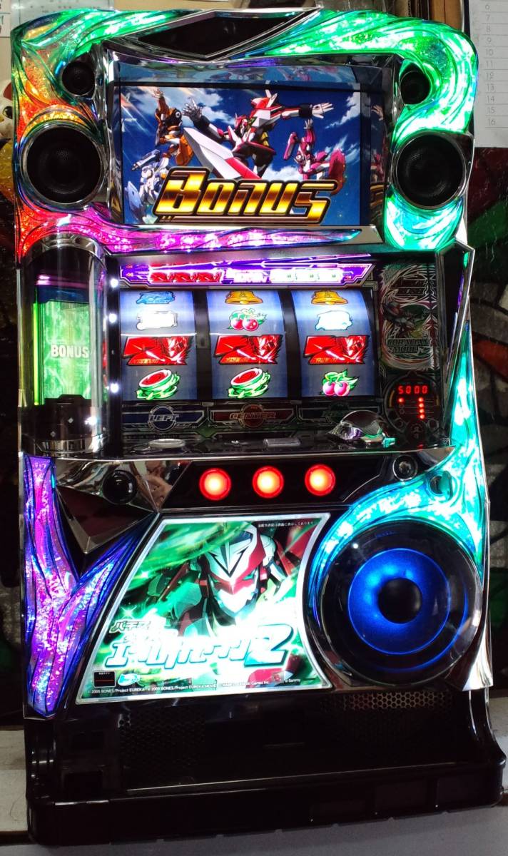 引き取り歓迎】交響詩篇エウレカセブン2 パチスロ 実機 引き取り歓迎