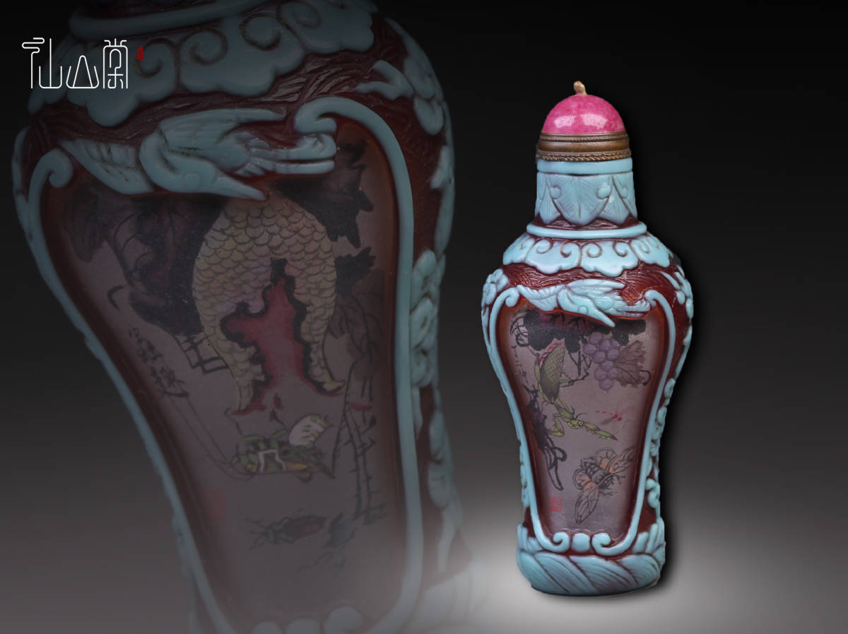 中国清時代 青花人物画 花入 東キ8-0711☆2F トヒトコ 中国古玩 唐物○青花人物文皿○ 清朝時代頃-19世紀頃
