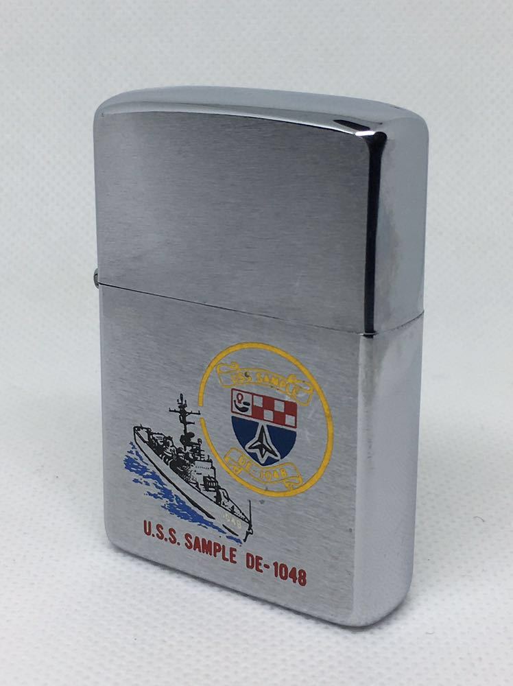 米海軍 ジッポー USS DE-1048 Sample 米海軍 護衛駆逐艦 サンプル 1973年製