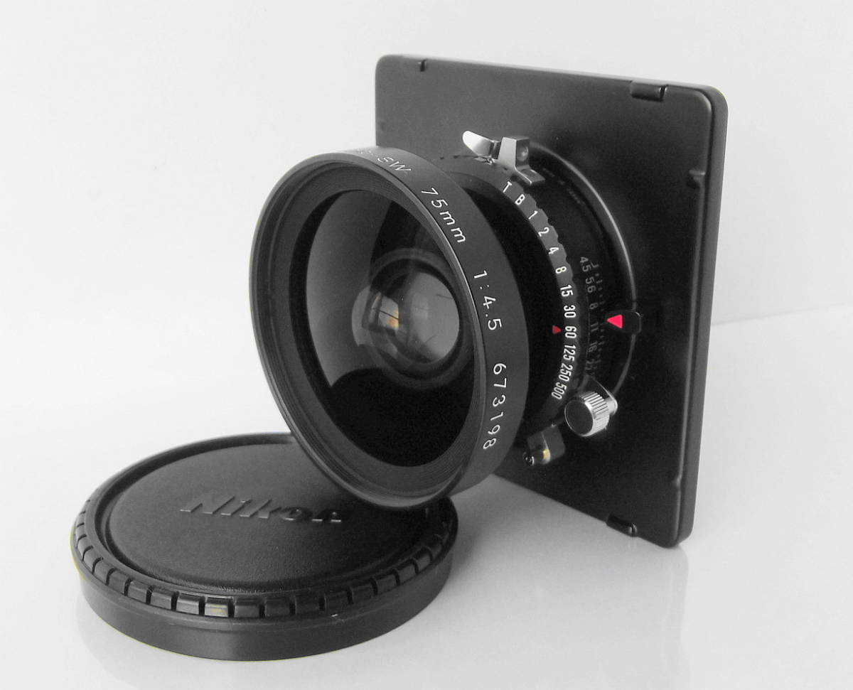 ☆（良品） ニコン Nikkor-SW 75mm F4.5 絞り羽 7枚 Sタイプ Nikon
