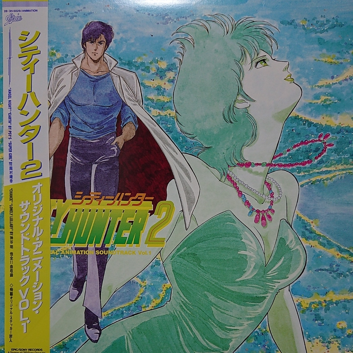 OST CITY HUNTER レコード 美品 ステッカー付き 即日発送サービス OST