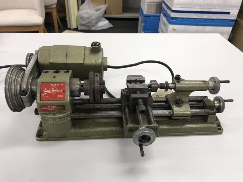 新作入荷，高品質 T23 1円 モーター動作ok Emco-unimat エムコニユマット/Model SL/卓上小型旋盤(卓上旋盤)｜売買されたオークション情報、yahooの商品情報をアーカイブ公開 - オークファン 鉄工用
