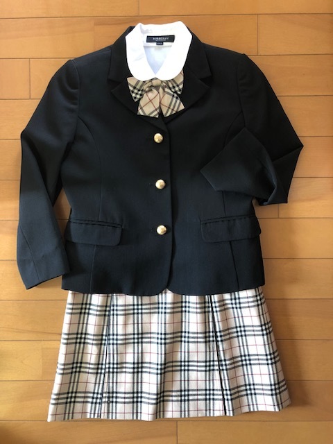 美品☆バーバリーBurberry☆120㎝☆フォーマルスーツアンサンブル☆お