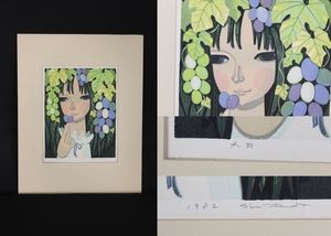 □⑧池田修三 【九月】 1982年 木版画 直筆サイン 池田修三のYahoo