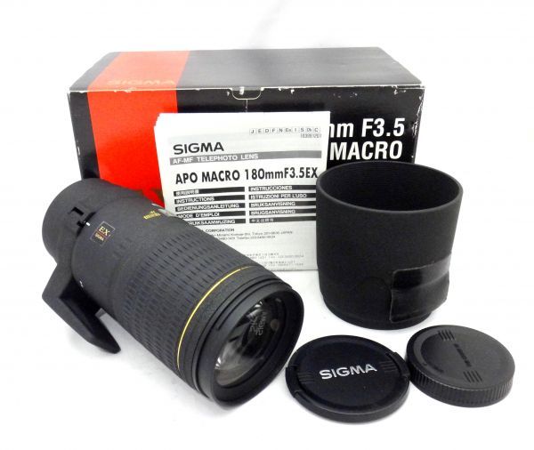 1000円～ SIGMA APO MACRO 180mm F3.5 CANON用 箱付き シグマ マクロ