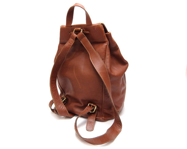 COACH コーチ 301 オールド グローブレザー リュックサック バックパック バッグ ブラウン 茶 1253567