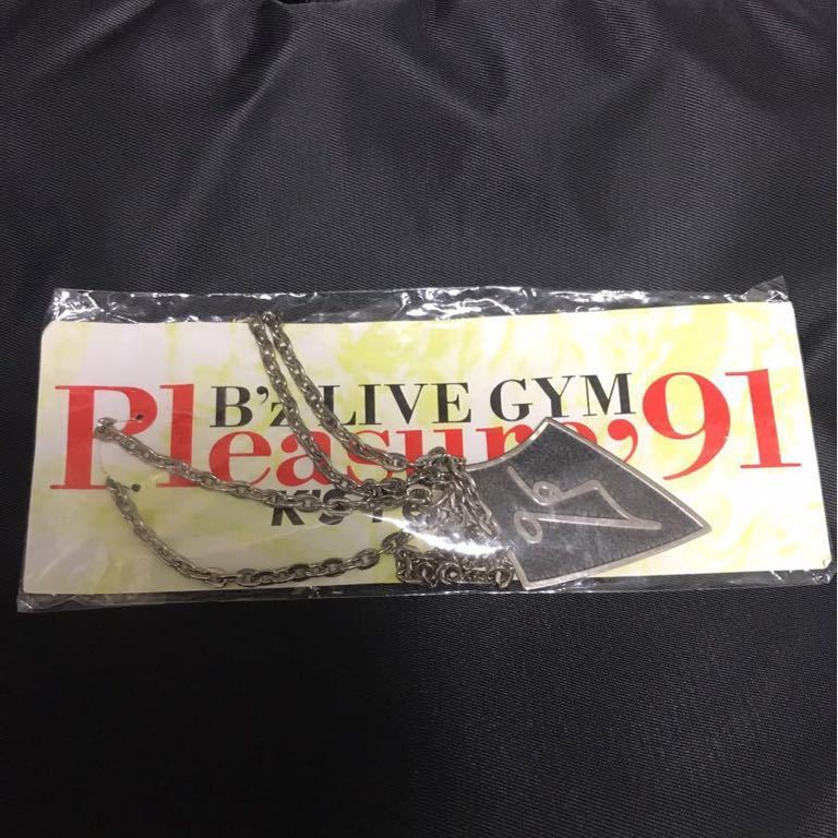 B'z LIVE ネックレス Pleasure'91 Pleasure GYM '91 K's Pendant 0