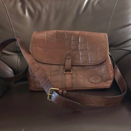 【品質保証，低価】 MULBERRY マルベリー ショルダーバッグ 型押し 海外土産(牛革)｜売買されたオークション情報、yahooの商品情報をアーカイブ公開 - オークファン 牛革