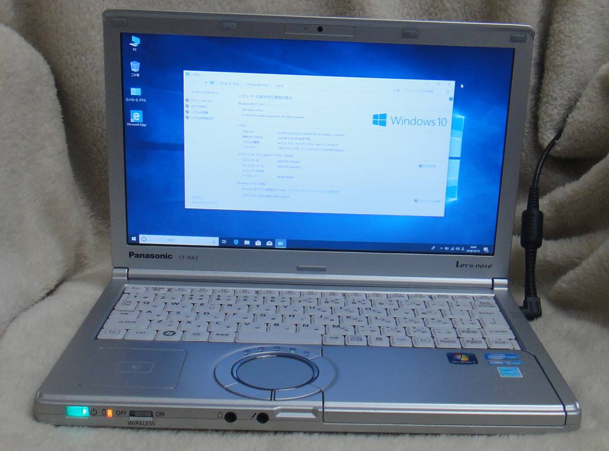 CF-NX2 Core i5-3340M 2.7GHz/Win10/4GBメモリ Panasonic note Let's CF-NX2 Core i5 : WIN10搭載 3340M 2.7GHz⁄8GB