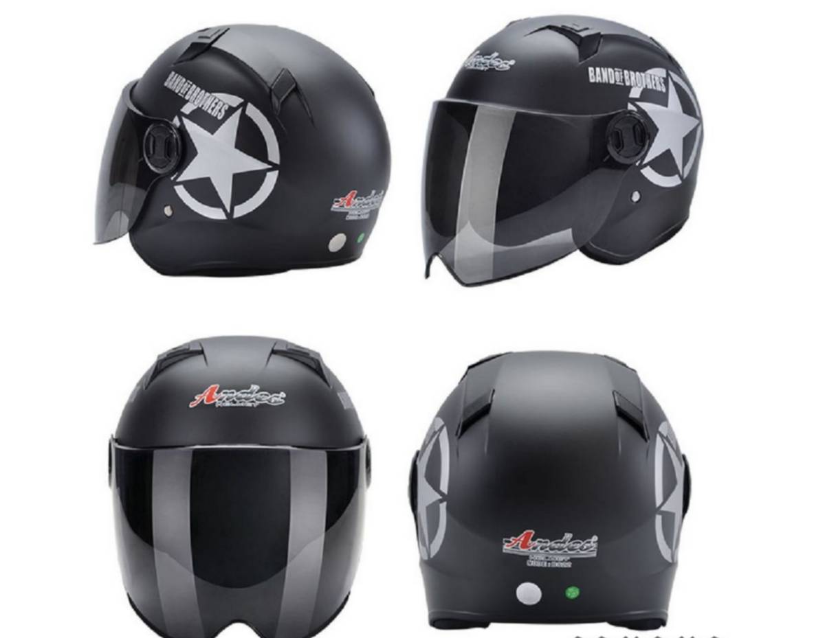 ヘルメット バイク フリーサイズ PSC認証済☆ ジェット 新品 