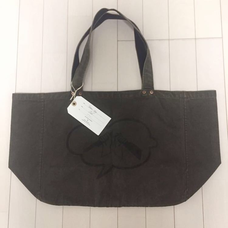 定番 ポールハーデン キャンバス トートバッグ Paul harnden oliveの 