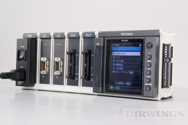 DW 06/2018CAL KEYENCE NR-600 マルチ入力データロガー NR-U60 NR-C512 