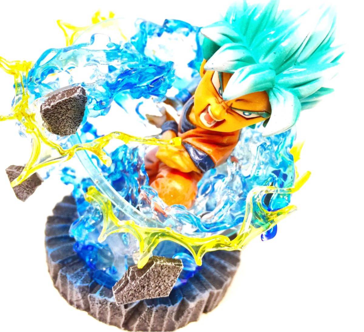 ドラゴンボールフィギュア 悟空ブルー 改造リペイント/ワーコレ 