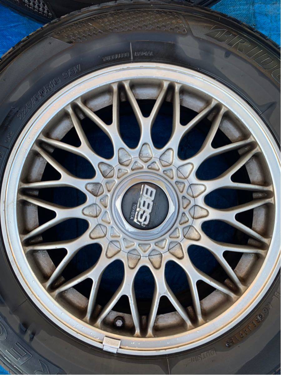 BBS トヨタ純正 20セルシオ 16インチ RG173 4本セット 225/60R16 5穴 