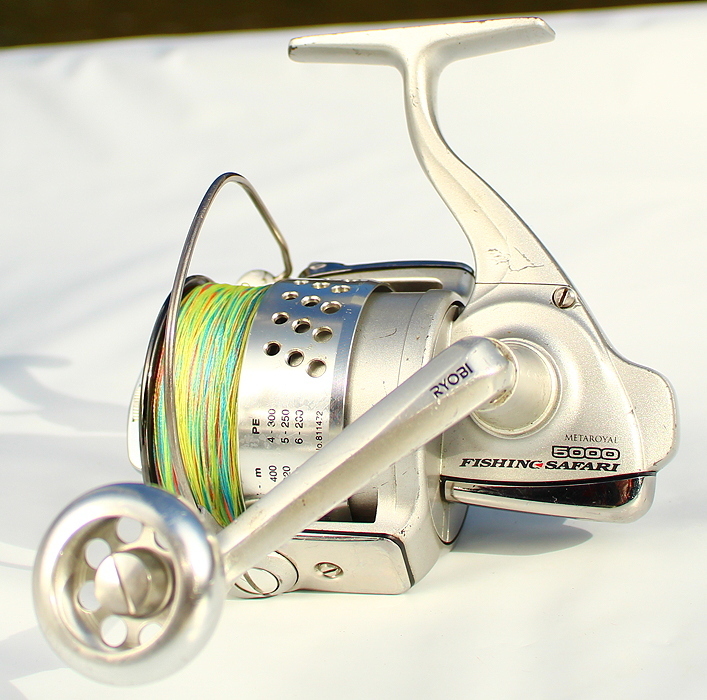 RYOBI☆フィッシングSAFARI 5000 リール パワーハンドル付き